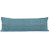 Artisan Hand Loomed Cotton Lumbar Pillow - Blue Ocean - 16"x48" - ARCADIA HOME